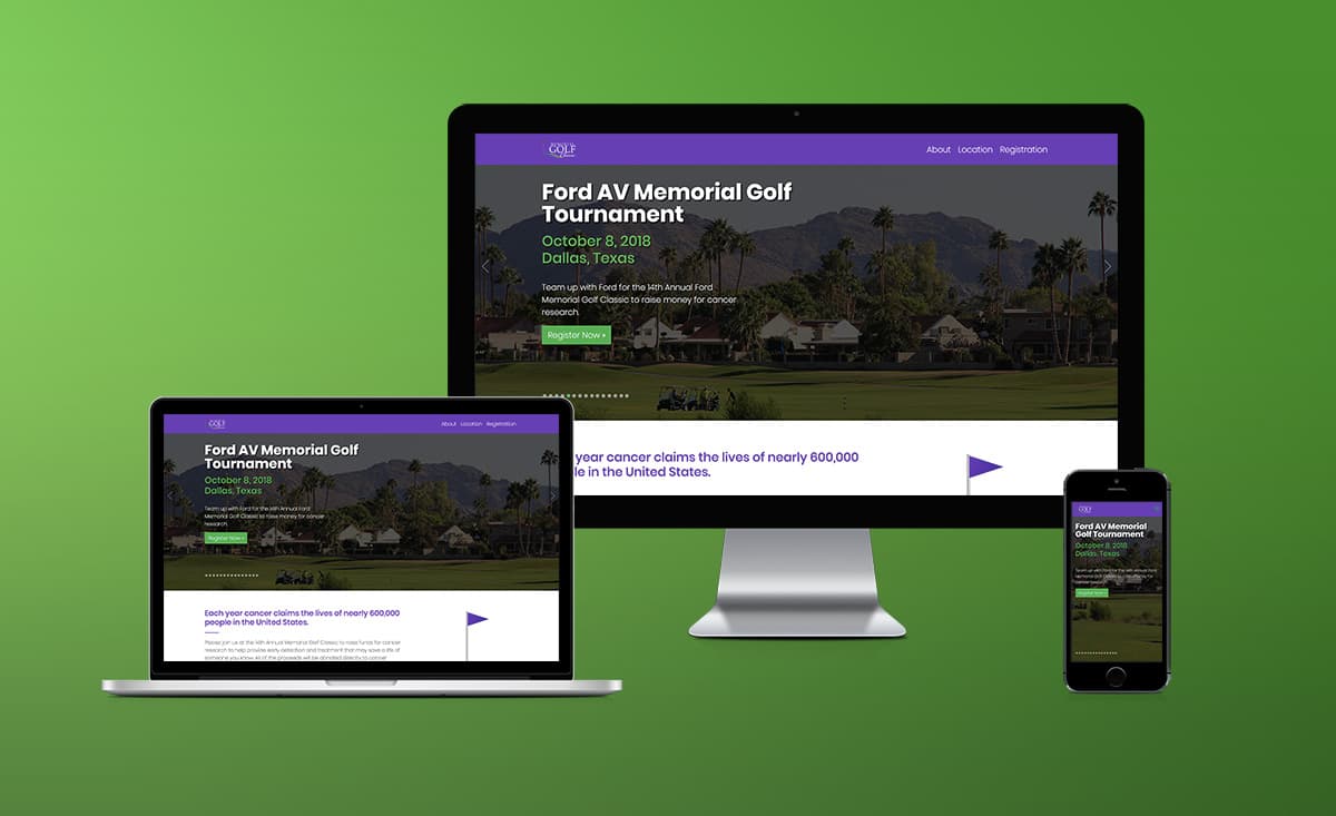 Ford AV Memorial Golf Tournament responsive set